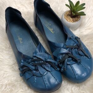 SOCOFY Genuine Leather Floral Tassel Comfortable Slip On Casual Vintage ShoesEUC